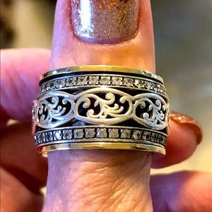 Paz ring marked 925 and 585 Israel pz